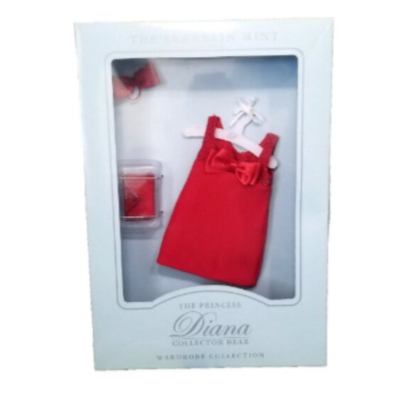 The Franklin Mint Princess Diana Collector Bear Wardrobe Collection Outfit Dress - Picture 1 of 15